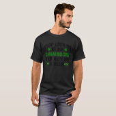 ストップ私のシャムロ買スを見てビールセント Tシャツ (正面フル)