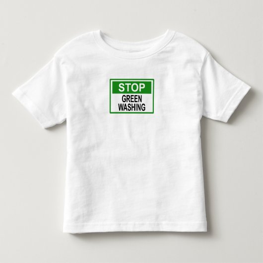 ストップ緑化兆候 トドラーTシャツ (正面)