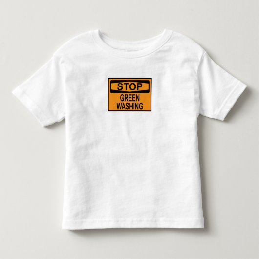 ストップ緑化兆候 トドラーTシャツ (正面)