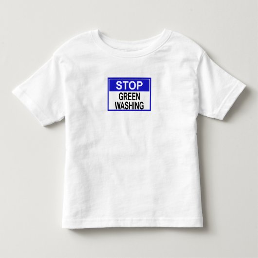 ストップ緑化兆候 トドラーTシャツ (正面)
