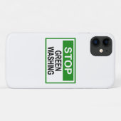 ストップ緑化兆候 Case-Mate iPhoneケース (裏面(横))