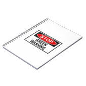 ストップ緑化標識(1) ノートブック (左側)