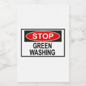 ストップ緑化標識(1) フードラベル (シングルラベル)