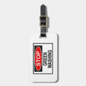 ストップ緑化標識(1) ラゲッジタグ (正面縦)