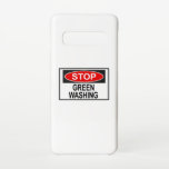 ストップ緑化標識(1) SAMSUNG GALAXY S10ケース<br><div class="desc">グリーンウォッシングとは、マーケティングスピンの型枠で、グリーンPRとグリーンマーケティングを使って、団体や組織の製品や目的、政策が環境に配慮したものであることを国民に納得させようとするフレンドリー。</div>
