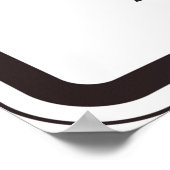 ストップ線路標識 ポスター (角)