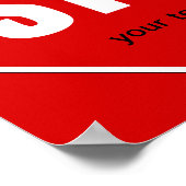 ストップ署名カスタム12 x 12ポスター ポスター (角)