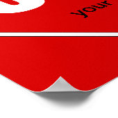 ストップ署名カスタム24 x 24ポスター ポスター (角)