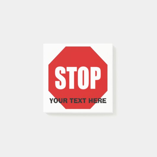 ストップ署名It 3x3 ポストイット (正面)