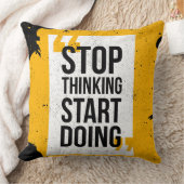 ストップ考える枕を始める クッション (ブランケット)