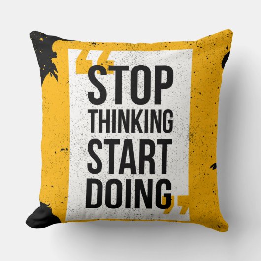 ストップ考える枕を始める クッション (正面)