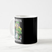 ストップ自然保護環境プロ コーヒーマグカップ (正面左)