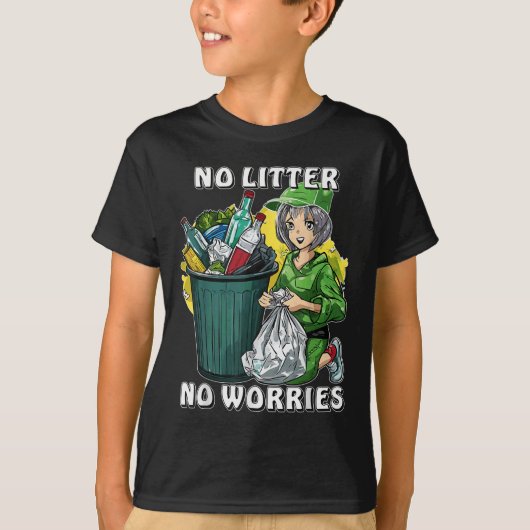 ストップ自然保護環境プロ Tシャツ (正面)