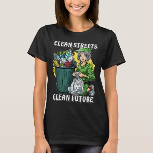 ストップ自然保護環境プロ Tシャツ (正面)