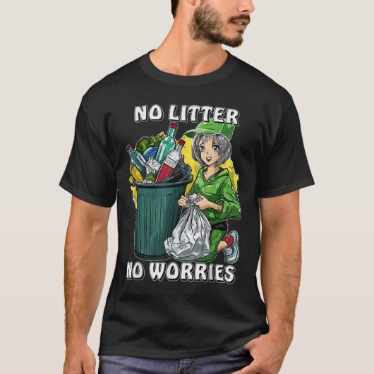 ストップ自然保護環境プロ Tシャツ (正面)