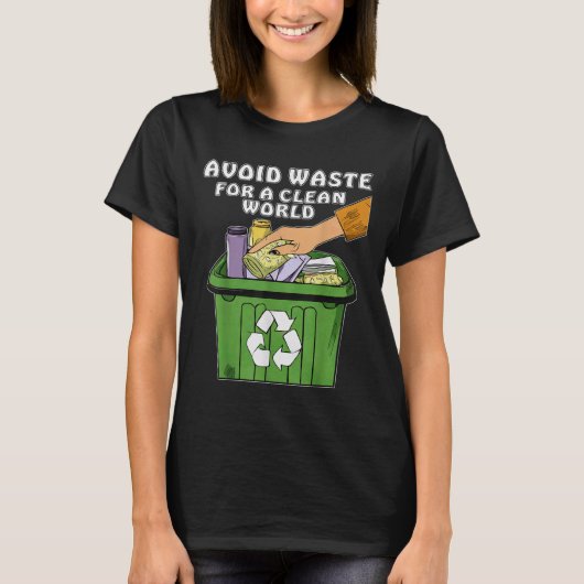 ストップ自然保護環境プロ Tシャツ (正面)