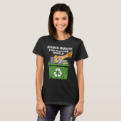 ストップ自然保護環境プロ Tシャツ (正面フル)