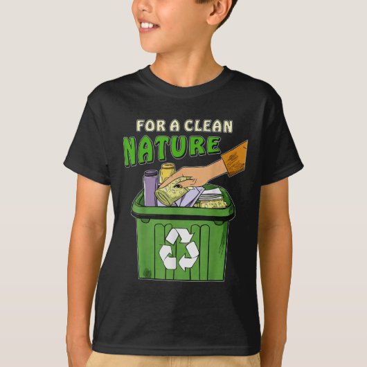 ストップ自然保護環境プロ Tシャツ (正面)