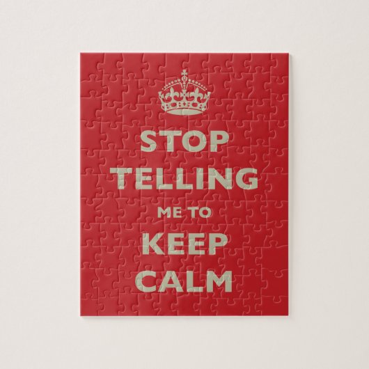 ストップ落ち着け保て ジグソーパズル (縦)