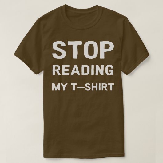 ストップ読のT Tシャツ (デザイン正面)