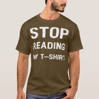 ストップ読のT Tシャツ