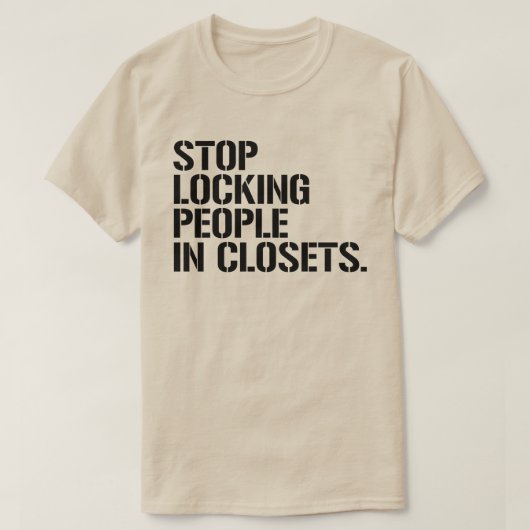 ストップ錠 Tシャツ (デザイン正面)