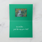 ストップ隠し素晴らして/あなたはそのまま! カード (内部)