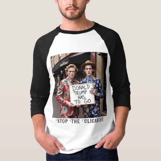 ストップ頭立てトランプ Tシャツ (正面)