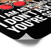 ストップ頼なぜ穴が開いているのか ポスター (角)