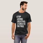 ストップ頼自由ヴィンテージA用に作成するクリエイティブ Tシャツ (正面フル)
