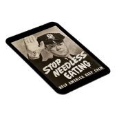 ストップ食べ値 マグネット (右側)