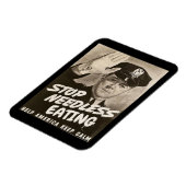 ストップ食べ値 マグネット (左側)