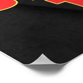 ストップ食べ物を与えの ポスター (角)