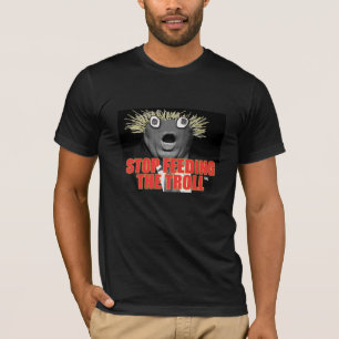 ストップ食べ物を与えの Tシャツ