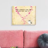 ストップ魔法を探している。ヴィンテージ鳥 キャンバスプリント (インサイチュ (リビング))