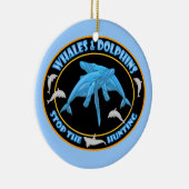 ストップ鯨狩り セラミックオーナメント (右)