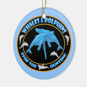 ストップ鯨狩り セラミックオーナメント (左)