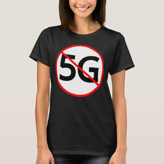 ストップ5g No 5 g記号 Tシャツ (正面)