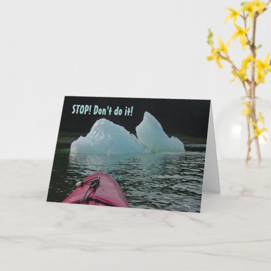 ストップ! カード (黄色い花)