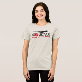 ストップ・ザ・ウォー（ライトモード）| ウィメン トライブレンドＴシャツ