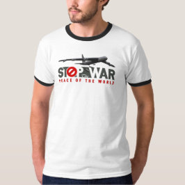 ストップ・ザ・ウォー (LTモード) | メンズ リンガー Tシャツ