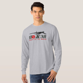 ストップ・ザ・ウォー (LTモード) | メンズ ロングスリーブ Tシャツ