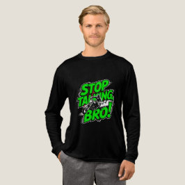 ストップ・トーキング・ブロ - 大胆な態度Tシャツ・トリブレンド トライブレンドTシャツ