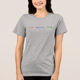 ストップ・ブリーズ・シンクTシャツ トライブレンドＴシャツ