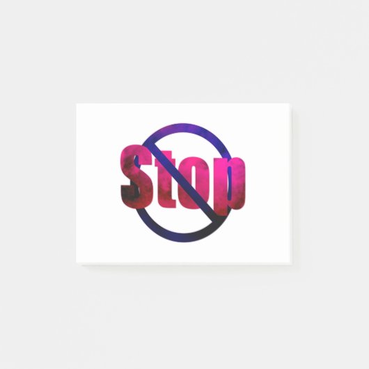 ストップ ポストイット (正面)
