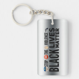 👮ストップ⛔暴✋ キーホルダー