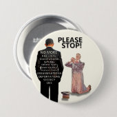 ストップ! 缶バッジ (正面&裏面)