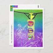 ストップ!見ろ。ジャズ*はがき ポストカード (正面/裏面)