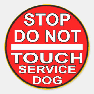 ストップ-Touchしない ラウンドシール