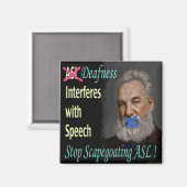 ストップASLの身代わり！ マグネット (正面/裏面)